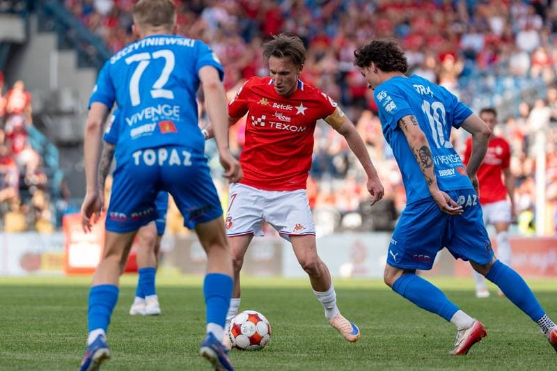 Football. Betclic 1. Liga. Wisla Krakow - Pogon Siedlce. 24.05.2026