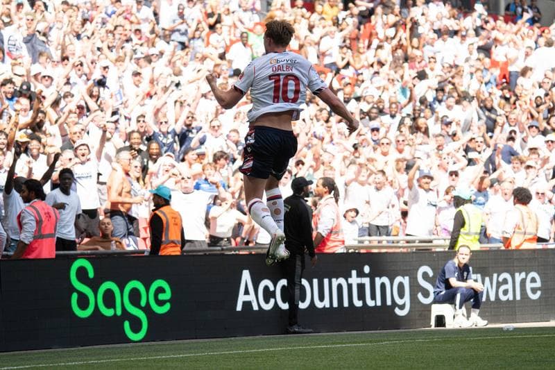 Football. Sky Bet League One Play-Off Final. Bolton Wanderers - Stockport County. 29.05.2026