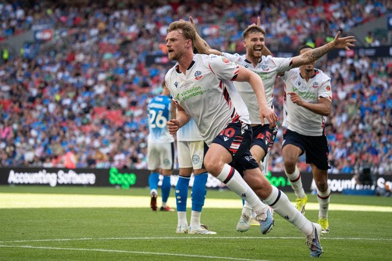 Football. Sky Bet League One Play-Off Final. Bolton Wanderers - Stockport County. 29.05.2026