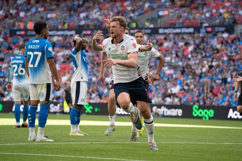 Football. Sky Bet League One Play-Off Final. Bolton Wanderers - Stockport County. 29.05.2026
