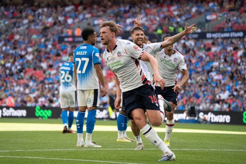 Football. Sky Bet League One Play-Off Final. Bolton Wanderers - Stockport County. 29.05.2026