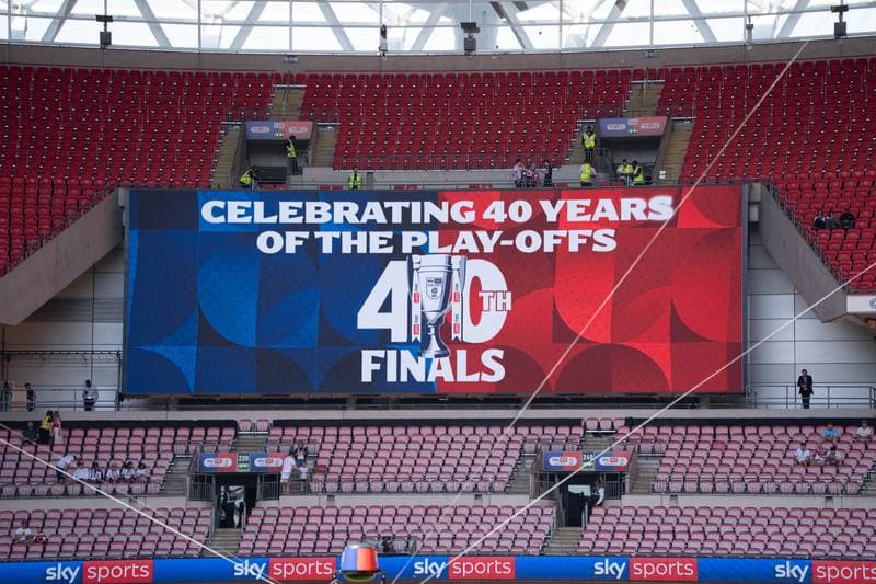 Football. Sky Bet League One Play-Off Final. Bolton Wanderers - Stockport County. 29.05.2026