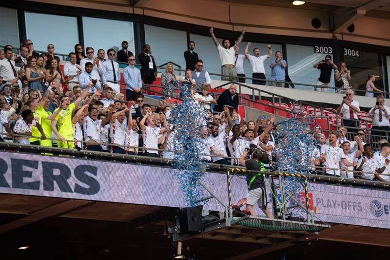 Football. Sky Bet League One Play-Off Final. Bolton Wanderers - Stockport County. 29.05.2026
