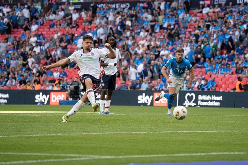 Football. Sky Bet League One Play-Off Final. Bolton Wanderers - Stockport County. 29.05.2026