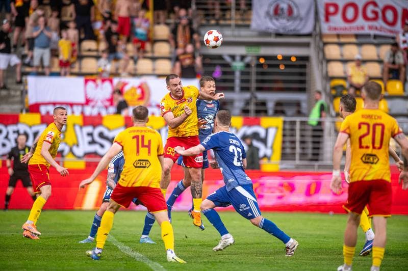 Football. Betclic 1. Liga. Znicz Pruszkow - Ruch Chorzow. 24.05.2026