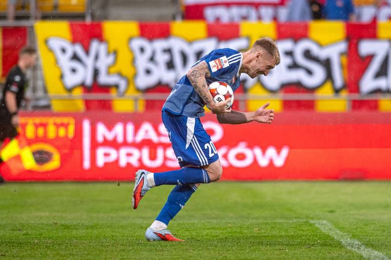 Football. Betclic 1. Liga. Znicz Pruszkow - Ruch Chorzow. 24.05.2026