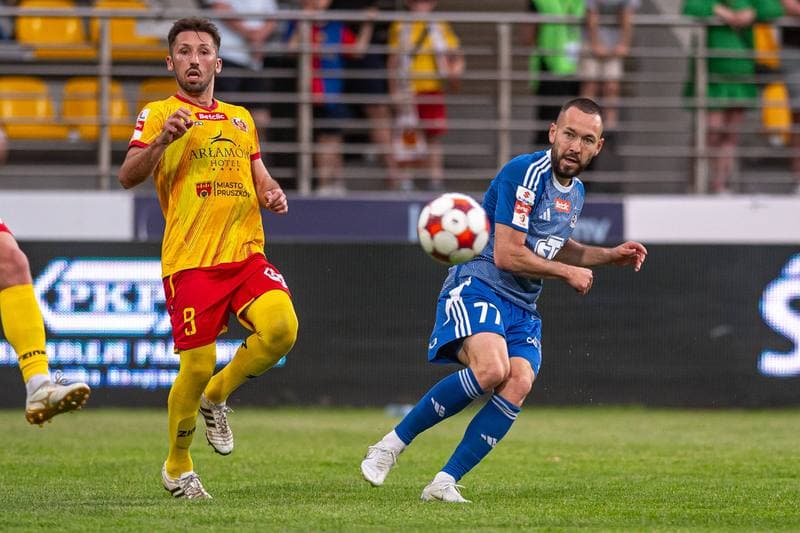 Football. Betclic 1. Liga. Znicz Pruszkow - Ruch Chorzow. 24.05.2026