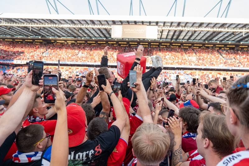 Football. Betclic 1. Liga. Wisla Krakow - Pogon Siedlce. 24.05.2026