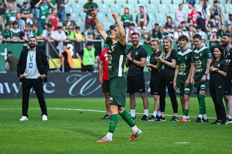 Football. Betclic 1 Liga. Slask Wroclaw - Pogon Grodzisk Mazowiecki. 24.05.2026