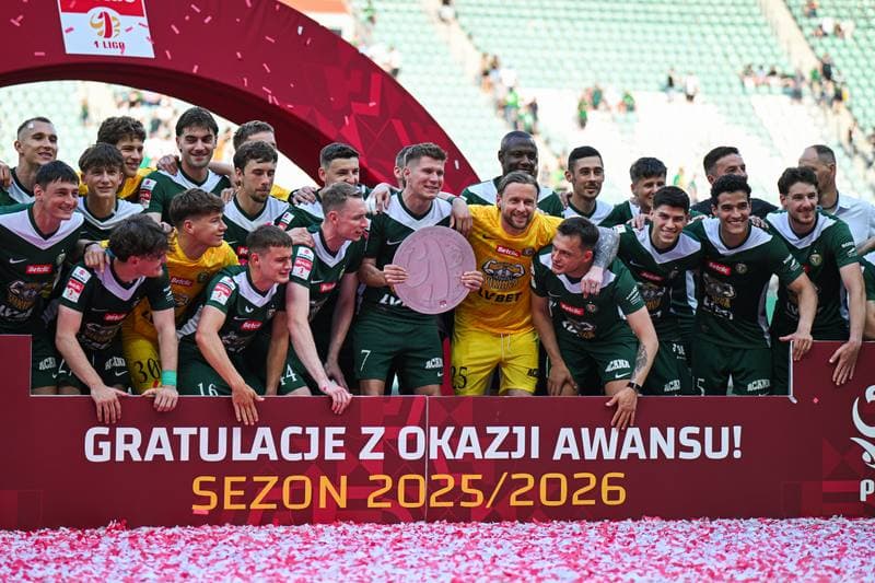 Football. Betclic 1 Liga. Slask Wroclaw - Pogon Grodzisk Mazowiecki. 24.05.2026
