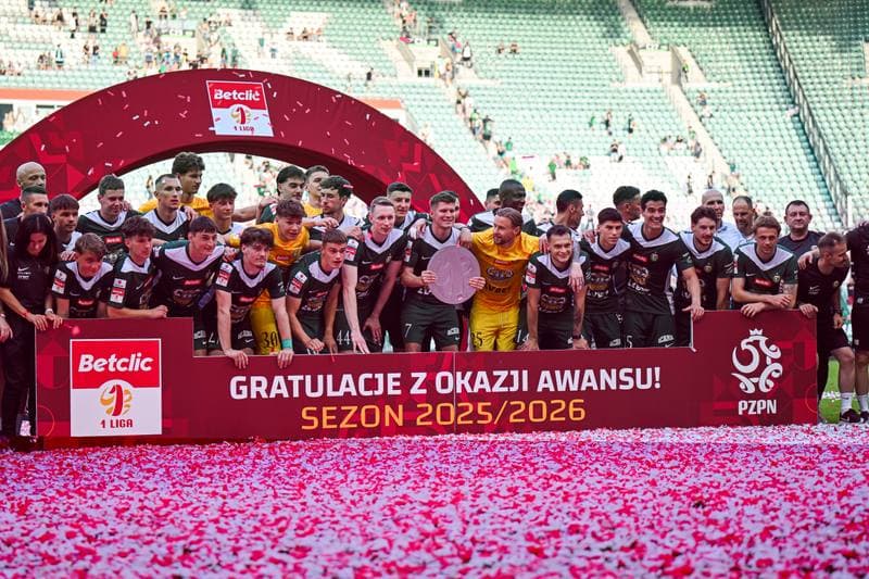 Football. Betclic 1 Liga. Slask Wroclaw - Pogon Grodzisk Mazowiecki. 24.05.2026