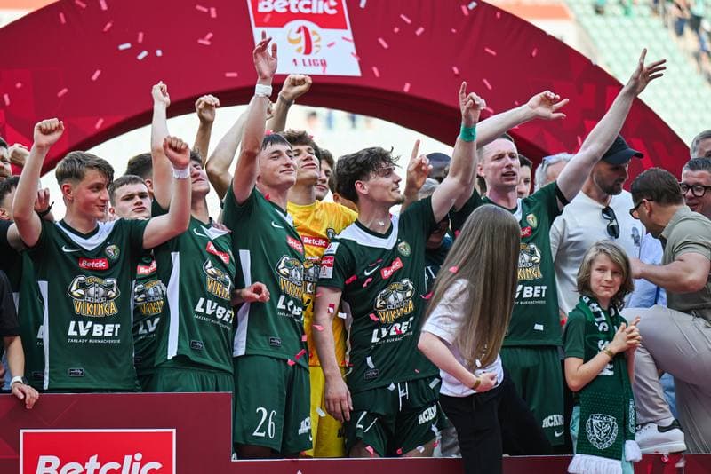 Football. Betclic 1 Liga. Slask Wroclaw - Pogon Grodzisk Mazowiecki. 24.05.2026
