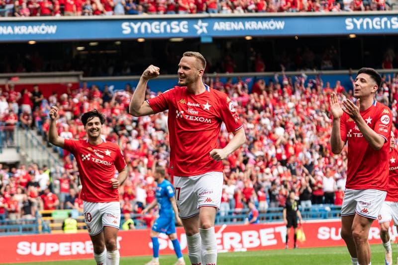 Football. Betclic 1. Liga. Wisla Krakow - Pogon Siedlce. 24.05.2026