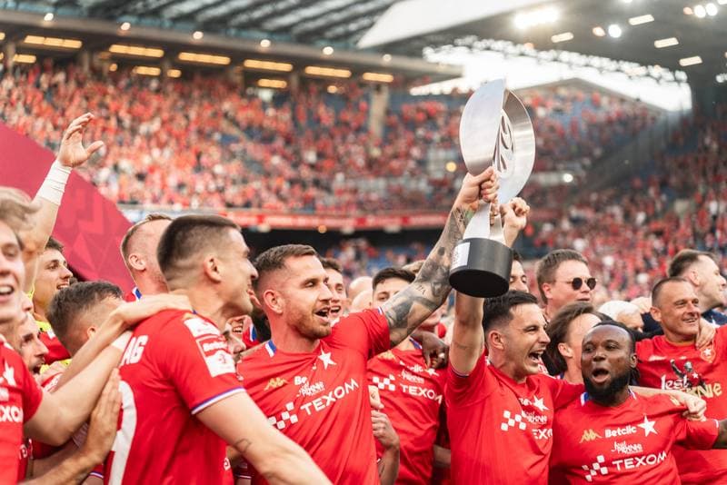 Football. Betclic 1. Liga. Wisla Krakow - Pogon Siedlce. 24.05.2026
