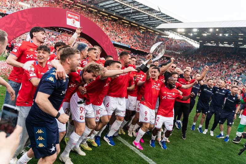 Football. Betclic 1. Liga. Wisla Krakow - Pogon Siedlce. 24.05.2026