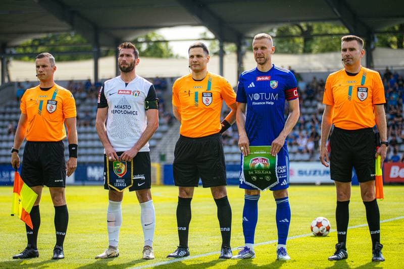 Football. Betclic 1 Liga. Miedz Legnica - Puszcza Niepolomice. 24.05.2026