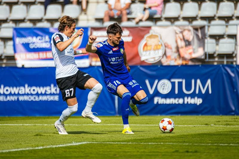 Football. Betclic 1 Liga. Miedz Legnica - Puszcza Niepolomice. 24.05.2026