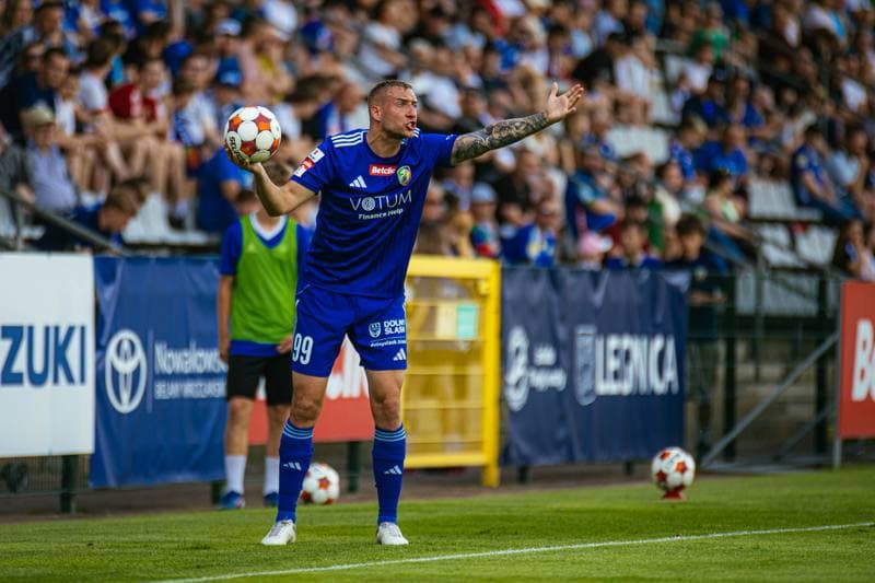 Football. Betclic 1 Liga. Miedz Legnica - Puszcza Niepolomice. 24.05.2026