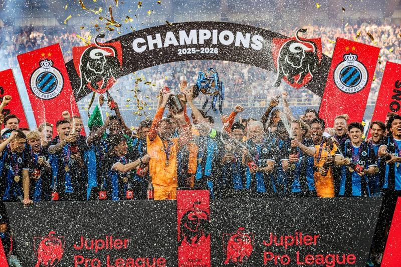 Football. Jupiler Pro League. Club Brugge - KAA Gent. 24.05.2026