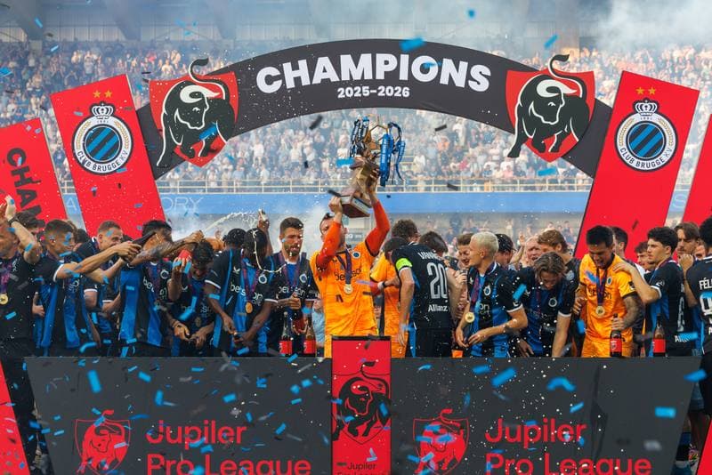 Football. Jupiler Pro League. Club Brugge - KAA Gent. 24.05.2026