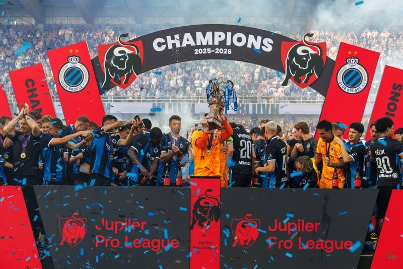 Football. Jupiler Pro League. Club Brugge - KAA Gent. 24.05.2026
