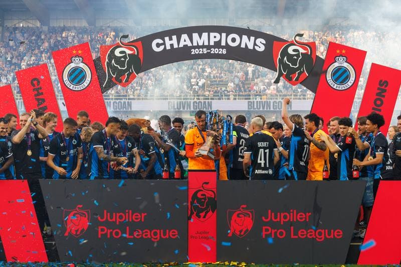 Football. Jupiler Pro League. Club Brugge - KAA Gent. 24.05.2026