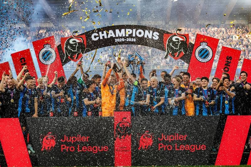 Football. Jupiler Pro League. Club Brugge - KAA Gent. 24.05.2026