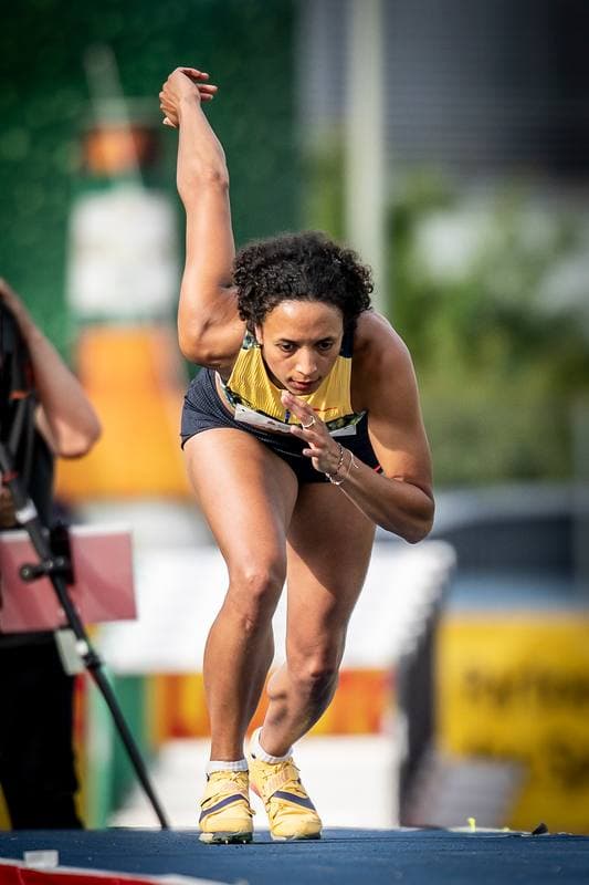 Athletics. 61. Internationales Pfingstsportfest. Yemisi Mabry - . 24.05.2026