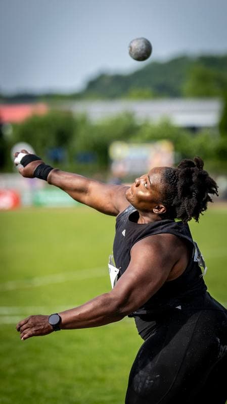 Athletics. 61. Internationales Pfingstsportfest. Yemisi Mabry - . 24.05.2026