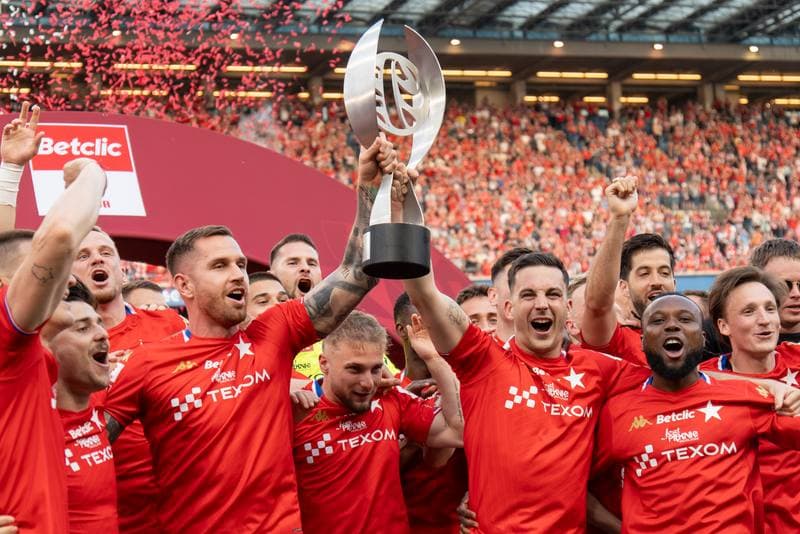 Football. Betclic 1. Liga. Wisla Krakow - Pogon Siedlce. 24.05.2026