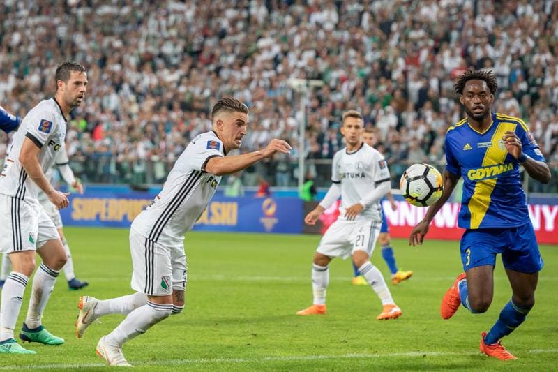 Football. Polish Supercup. Legia Warsaw - Arka Gdynia. 14.07.2018