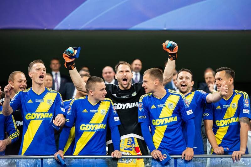 Football. Polish Supercup. Legia Warsaw - Arka Gdynia. 14.07.2018