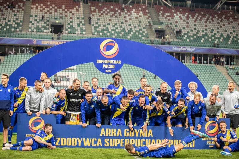 Football. Polish Supercup. Legia Warsaw - Arka Gdynia. 14.07.2018