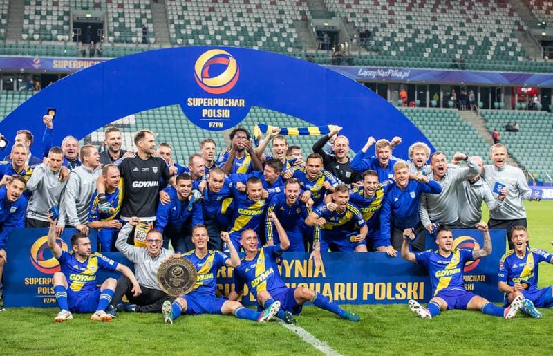 Football. Polish Supercup. Legia Warsaw - Arka Gdynia. 14.07.2018