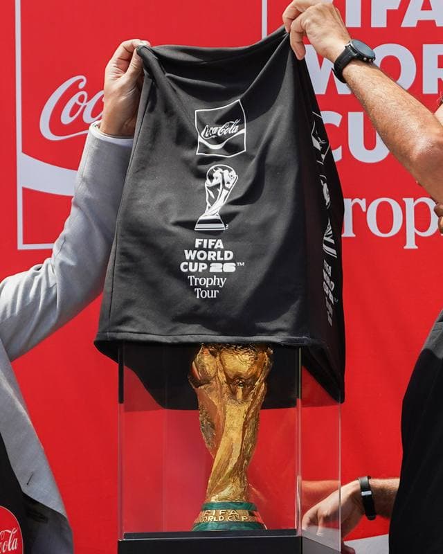 Football. Coca-Cola FIFA World Cup 26. Trophy Tour. 25.05.2026