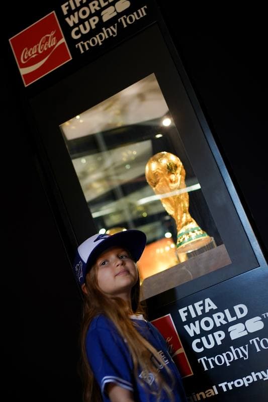 Football. Coca-Cola FIFA World Cup 26. Trophy Tour. 25.05.2026