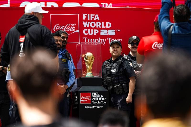 Football. Coca-Cola FIFA World Cup 26. Trophy Tour. 25.05.2026