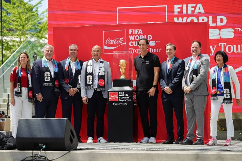 Football. Coca-Cola FIFA World Cup 26. Trophy Tour. 25.05.2026