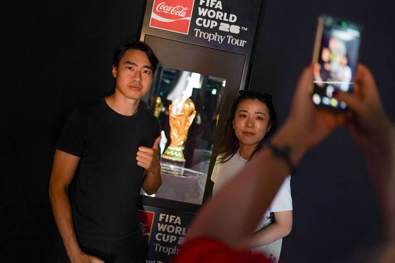Football. Coca-Cola FIFA World Cup 26. Trophy Tour. 25.05.2026