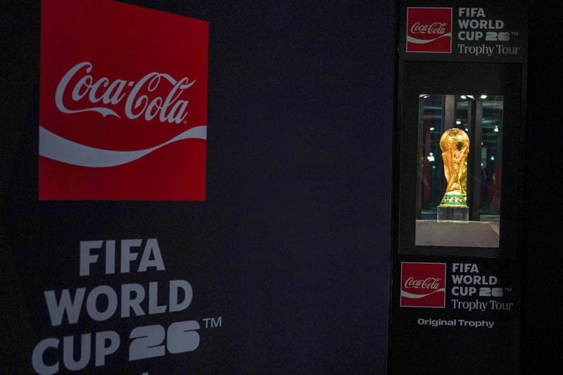 Football. Coca-Cola FIFA World Cup 26. Trophy Tour. 25.05.2026