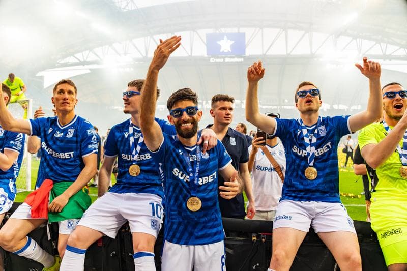 Football. Lech Poznan Championship Ceremony. 23.05.2026