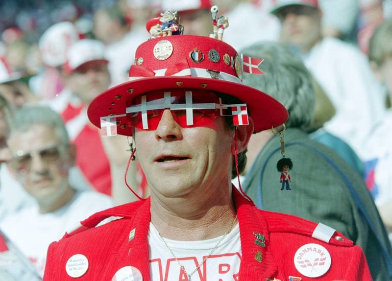 Football. UEFA EURO 1996. Croatia - Denmark. 16.06.1996