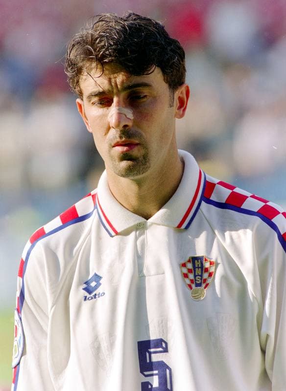 Football. UEFA EURO 1996. Croatia - Denmark. 16.06.1996