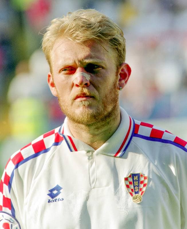 Football. UEFA EURO 1996. Croatia - Denmark. 16.06.1996