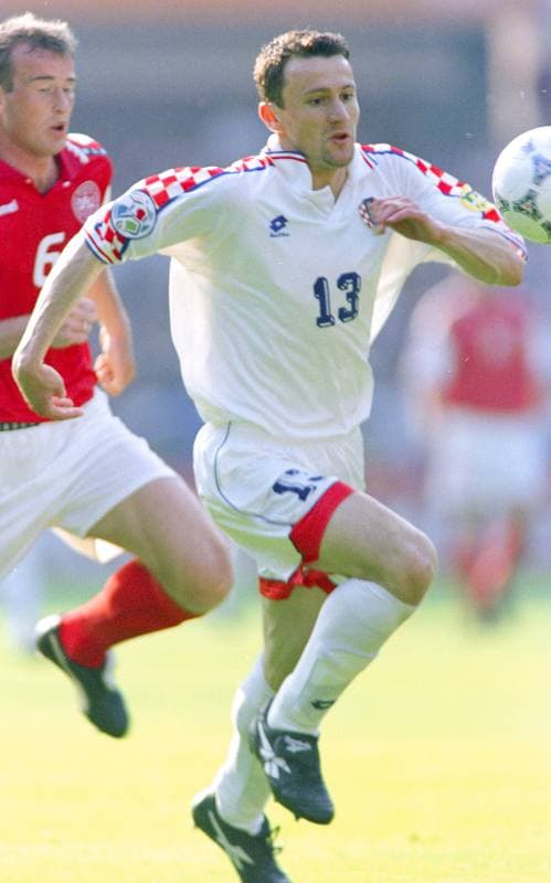 Football. UEFA EURO 1996. Croatia - Denmark. 16.06.1996