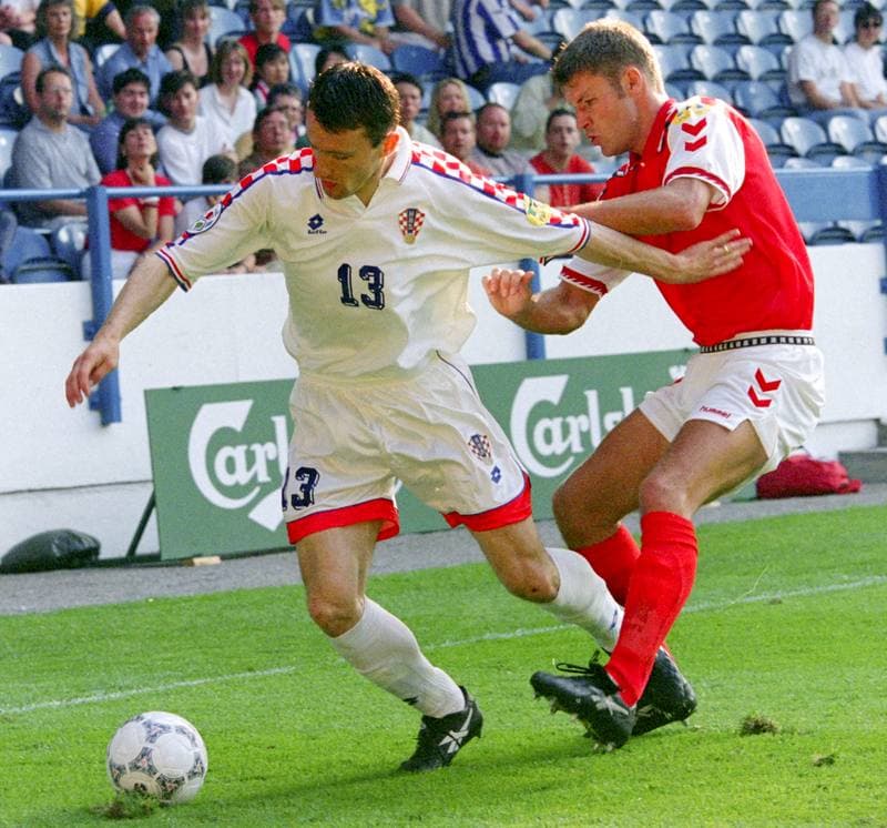 Football. UEFA EURO 1996. Croatia - Denmark. 16.06.1996