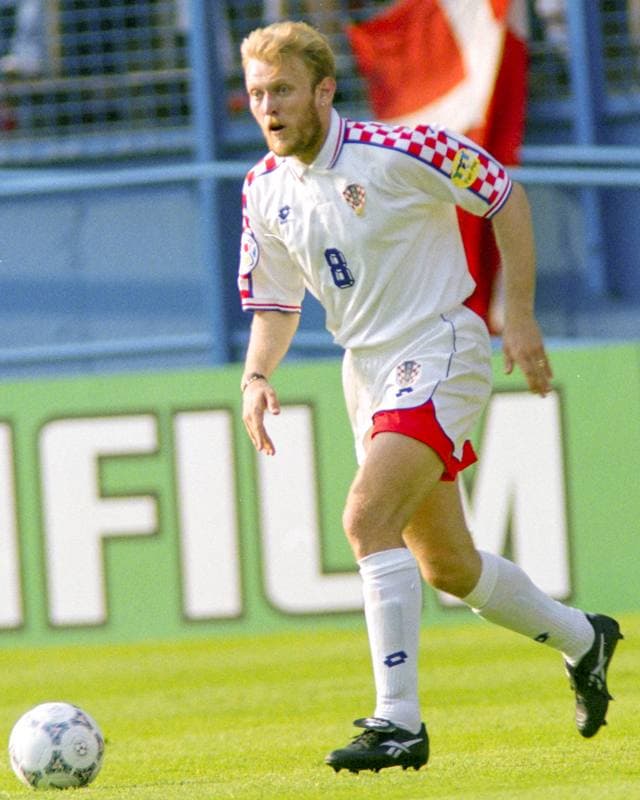 Football. UEFA EURO 1996. Croatia - Denmark. 16.06.1996