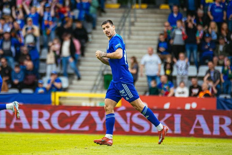 Football. Betclic 1 Liga. Miedz Legnica - Ruch Chorzow. 17.05.2026