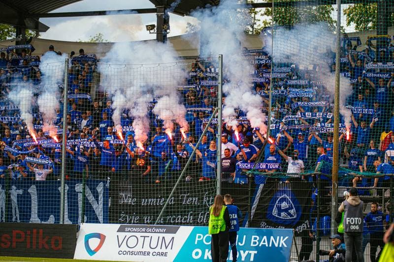 Football. Betclic 1 Liga. Miedz Legnica - Ruch Chorzow. 17.05.2026