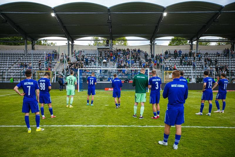 Football. Betclic 1 Liga. Miedz Legnica - Ruch Chorzow. 17.05.2026